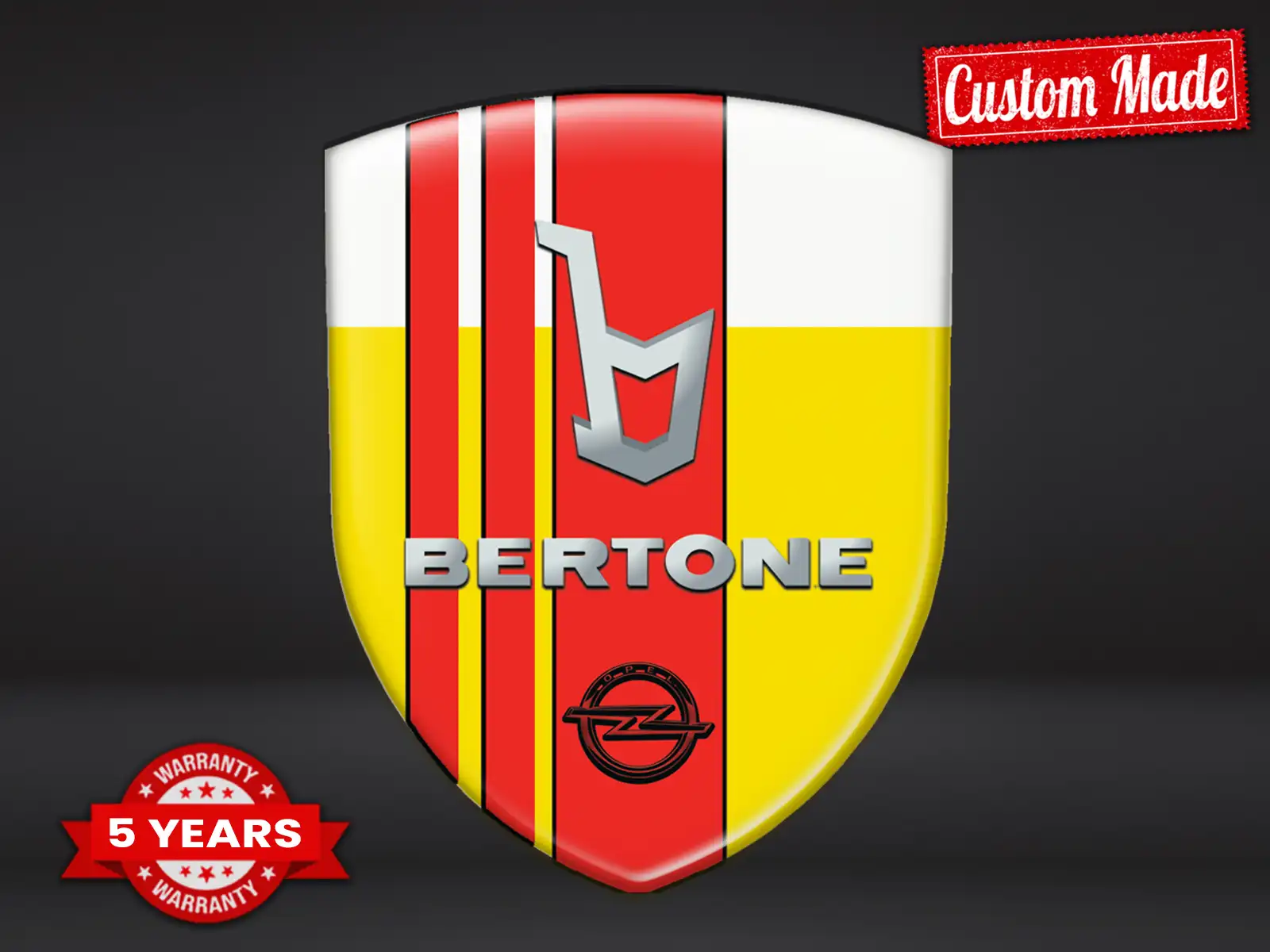 Bertone Pegatinas Vehículo Durables Alta Calidad Profesional
